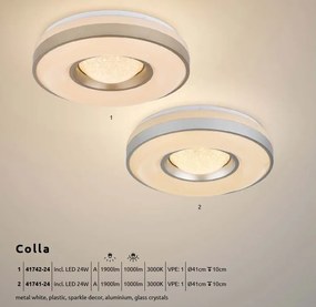 Plafoniera LED design modern COLLA 41741-24 GL