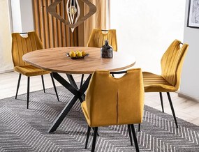 OFERTA Masa extensibila de dining GASTON 100(135)X100 cm, decor stejar artisan calitate a II-a