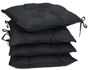 Set 4 x Perne scaun Antracit 40 x 40 x 8 cm