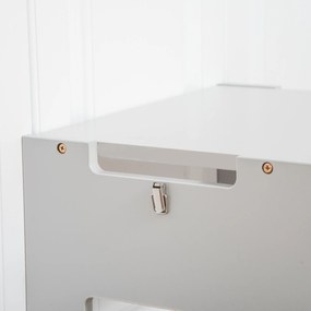 HOMCOM Turn de observație pentru copii turn de învățare 3 în 1 bară borduri înalte de siguranță și tablă neagră 42x44x86cm gri | Aosom Romania