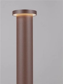 Stalp de exterior LED 2700K, IP65 BAST H-45cm corten