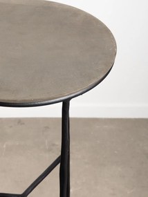 Masuta laterala, din metal si aluminiu, black Altavista