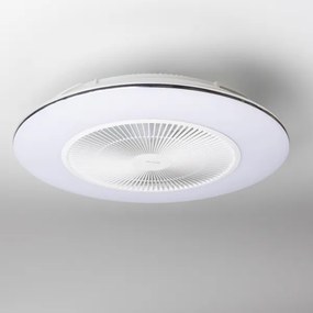 Plafonieră LED dimabilă cu ventilator Brilagi AURA LED/38W/230V alb + telecomandă