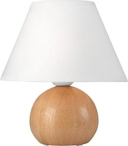 Lampă de masă JUTA 1xE27/60W/230V stejar/alb