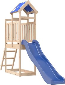 vidaXL Set de joacă pentru exterior, lemn masiv de pin