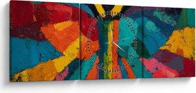 Tablou - Înger pictat (cu ceas) (90x30 cm)