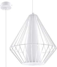 Sollux Lighting Demi lampă suspendată 1x60 W alb SL.0297