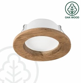 LED Spot WOODY 5,5W 230V 4000K nucă, Ø 10 cm