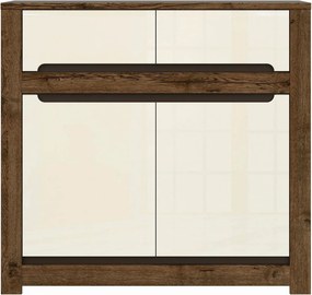 Comoda RUSO KOM2D2S, nuc/bej, PAL, 104x46x99 cm