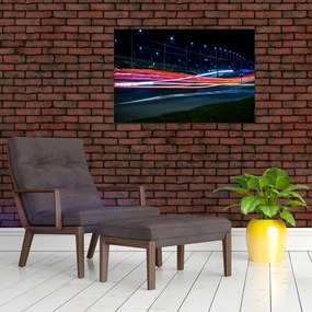 Tabloul orașului nocturn (90x60 cm)