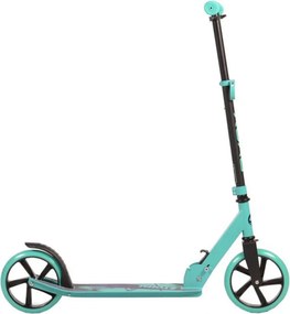 Trotineta din aluminiu NOVOKIDS™ Storm Scooter, maxim 100 kg, Functie Super Brake, Maner reglabil pe inaltime, Diametru roata 200 mm, Turquoise