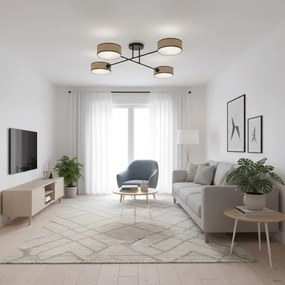 Plafonieră MAGA 4xE14/10W/230V bej