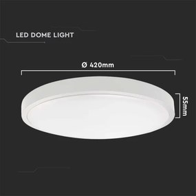 Plafonieră LED pentru baie LED/30W/230V 3000K IP44 albă