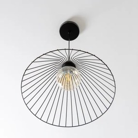 Brilagi - Lustră LED pe cablu CERIA WIRE 1xE27/40W/230V Ø 45 cm neagră