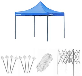 Foișor de grădină pliabil 3x3 m albastru
