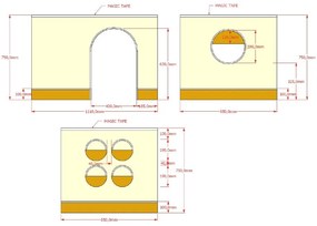Draperie pentru copii pentru pat Forrest – Vipack