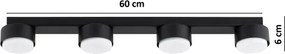 Brilagi - LED RGB reglabil spot MONO 4xGX53/14W/230V Wi-Fi Tuya negru