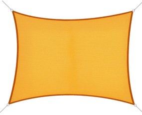 Outsunny Voal de umbrire Panza Solara rectangulara 6L x 4l m HDPE Galben | Aosom Romania