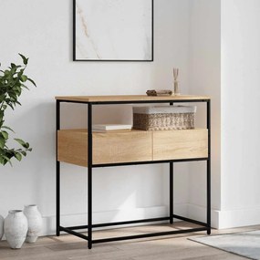 vidaXL Masă consolă, stejar sonoma, 75x40x75 cm, lemn prelucrat