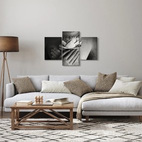 Tablou - Lotus în mâinile lui Buddha (90x60 cm)