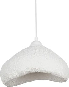 Brilagi - Lampă suspendată cu cablu WABI SABI 1xE27/40W/230V Ø 30 cm albă