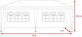 Pavilion de grădină pentru petreceri DALLAS