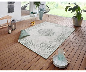 Covor adecvat pentru exterior NORTHRUGS Cebu, 160 x 230 cm, verde-crem