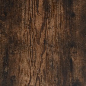 Noptiere picioare din metal, 2 buc., stejar afumat, 40x30x50 cm 2, Stejar afumat