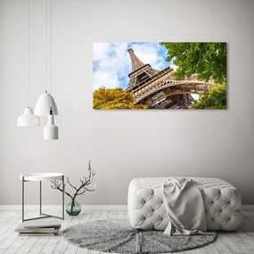 Pictura pe sticlă acrilică Turnul eiffel din paris