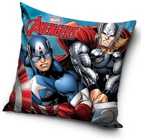 Față de pernă Avengers Captain America și Thor, 40 x 40 cm