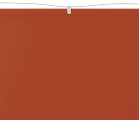 Copertina verticala, teracota, 250x420 cm, tesatura Oxford Terracota, 250 x 420 cm