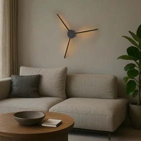 Aplică LED Brilagi LUGO TRE LED/14W/230V negru