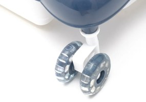 Baby Mix Walker pentru copii cu volan și roți din silicon, albastru închis, 50 x 44 x 50 cm