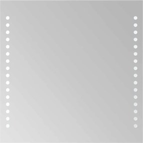 vidaXL Oglindă cu LED de baie, 30x30 cm