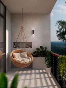 Aplica LED iluminat exterior ambiental IP54 ORION negru