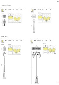 Lampă de exterior Redo YORK 9652, 1xE27/70W/230V, IP44, maro