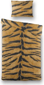 Lenjerie de pat din bumbac TIGER SKIN maro Dimensiune lenjerie de pat: 60 x 70 cm | 140 x 200 cm