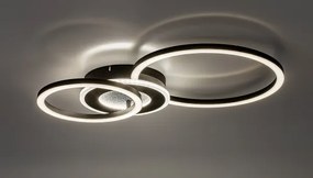 Rabalux 71485 - Plafonieră LED reglabilă LUREO, 24W/230V, 3000–6500K, 46 x 33 cm + telecomandă