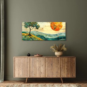 Tablou - Ilustrație peisaj (120x50 cm)