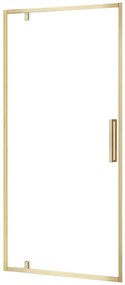 Rea Rapid Swing usi de dus 100 cm inclinabila auriu periat sticla transparenta REA-K2503