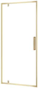 Rea Rapid Swing usi de dus 100 cm inclinabila auriu periat sticla transparenta REA-K2503
