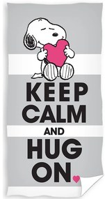 Prosop Snoopy Keep Calm, 70 x 140 cm