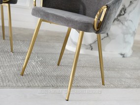 Scaun Carma K (gri + auriu). 1111003