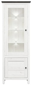 Vitrină Hesen REG1W1D/20/7 (cu iluminat LED) (zadă sibiu deschis + Pin larico). 1062516
