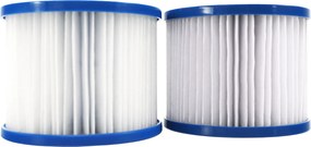 Cada cu hidromasaj gonflabil, maro/alb, 2-4 pers., 800 l, KAMINO NEW TYP 1