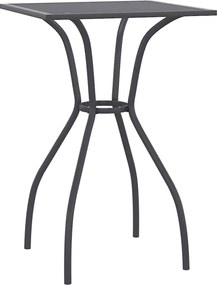 vidaXL Masă de grădină, antracit, 50x50x72 cm, plasă din oțel