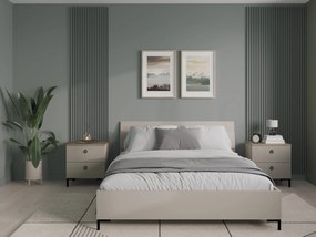 Comodă Demandaron 1 (taupe + stejar silverjack). 1116798