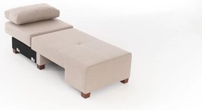 Canapea extensibilă Perenilla L (Crem + Nuc). 1107010