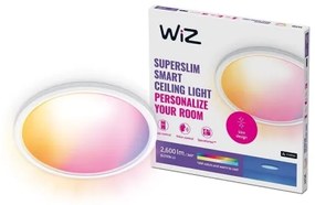 WiZ - Plafonieră LED RGB SUPERSLIM dimabilă 22W 230V Wi-Fi albă