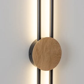 Aplică LED Brilagi WOODY COLLINE LED/15W/230V stejar